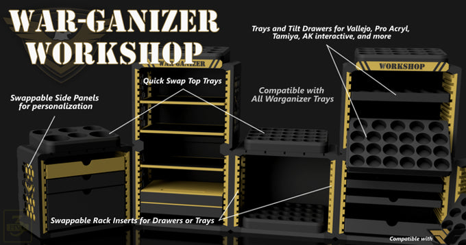 War-Ganizer Workshop – Modular Rack Frame Only