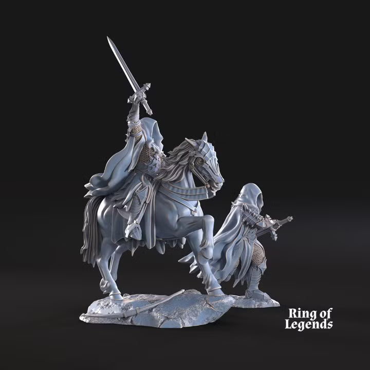 Wraith King foot and mounted version 1
