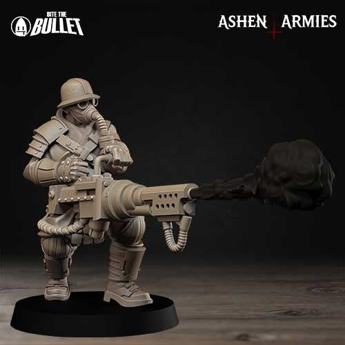 Holy Shogunate Yeoman - flamethrower