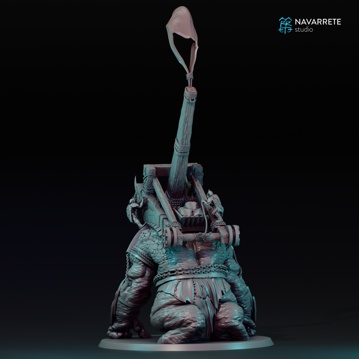 Catapult War Beast - 28mm Tabletop Miniature