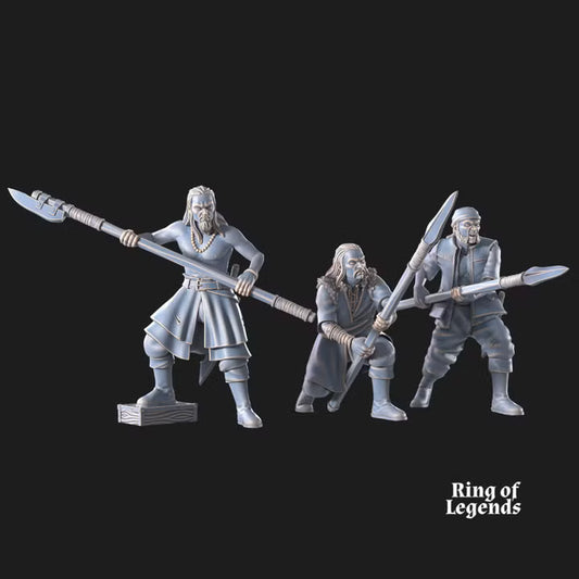 Pirates with spears