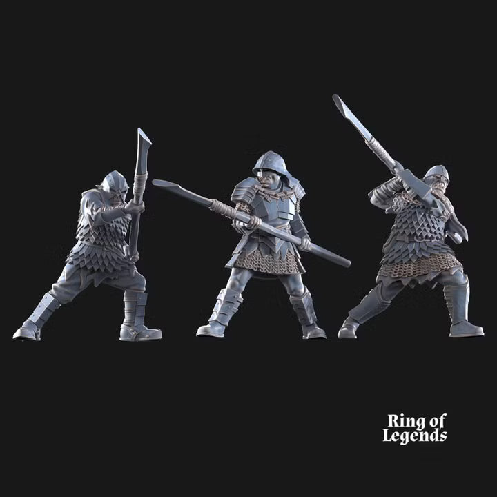 6x Morlok Warriors with spear