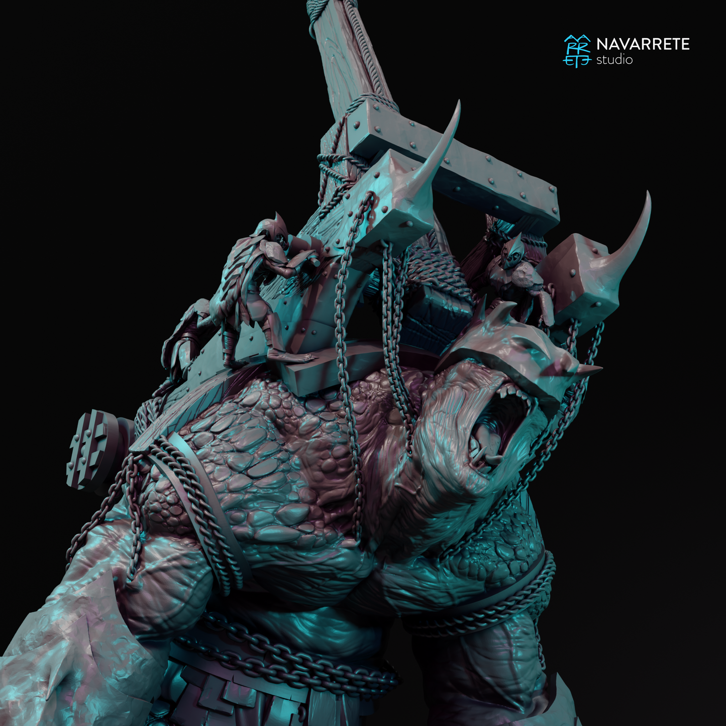 Catapult War Beast - 28mm Tabletop Miniature