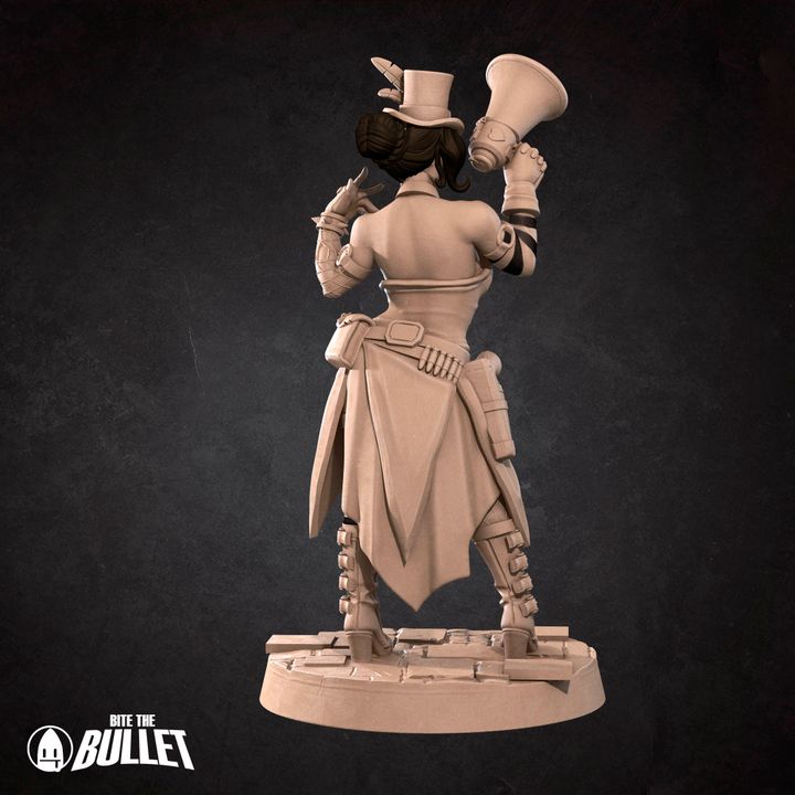 Roxy the Mad Hostess and robot companion