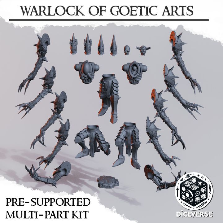 warlock of goetic arts -components