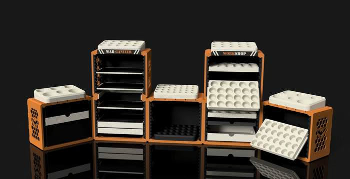 War-Ganizer Workshop – Modular Rack Frame Only