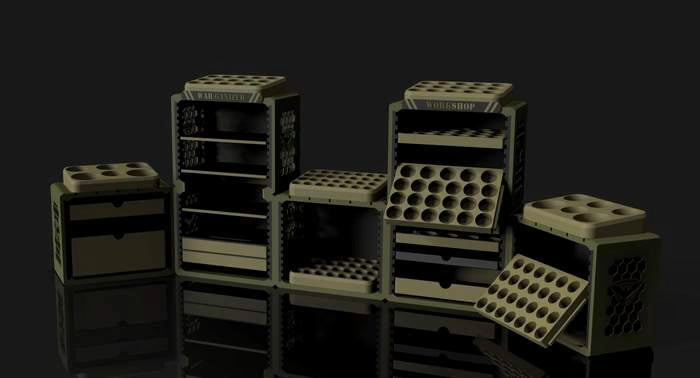 War-Ganizer Workshop – Modular Rack Frame Only