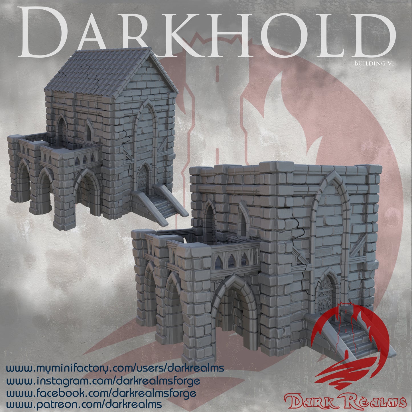 Darkhold Watchman's Dwelling – Fantasy Terrain by Dark Realms (32mm / 28mm / 15mm)
