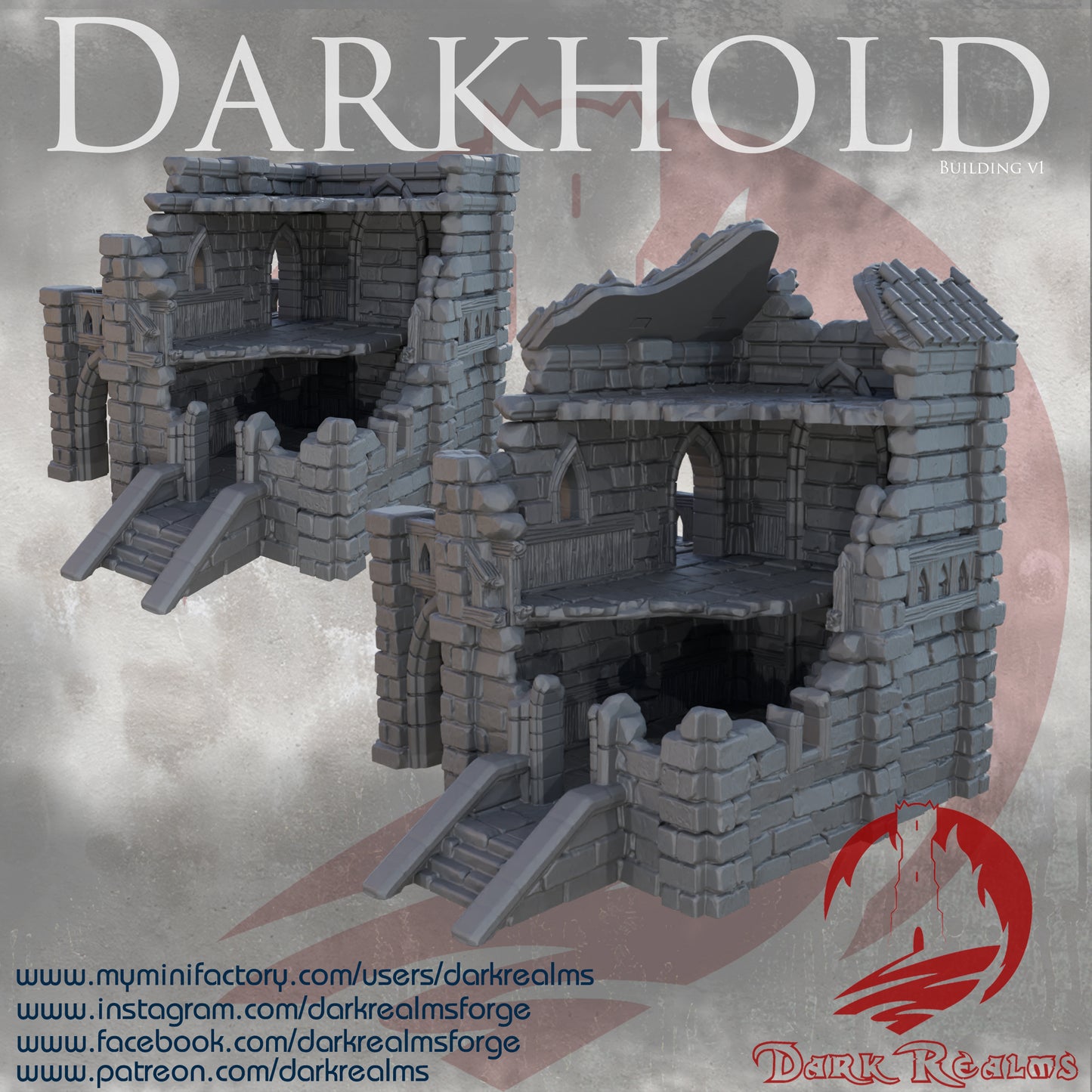Darkhold Watchman's Dwelling – Fantasy Terrain by Dark Realms (32mm / 28mm / 15mm)