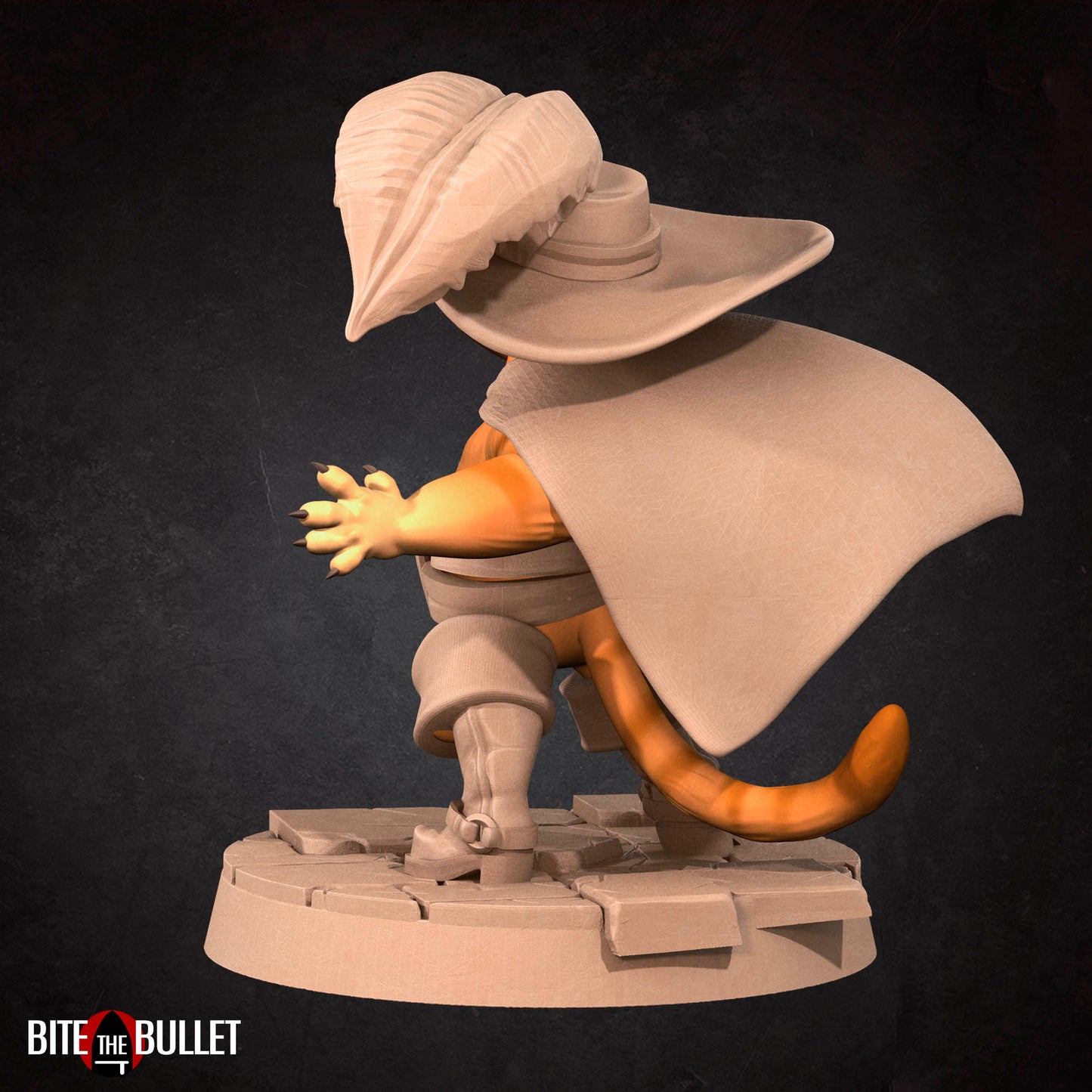 Catfolk Duellist - D&D Miniature 35mm