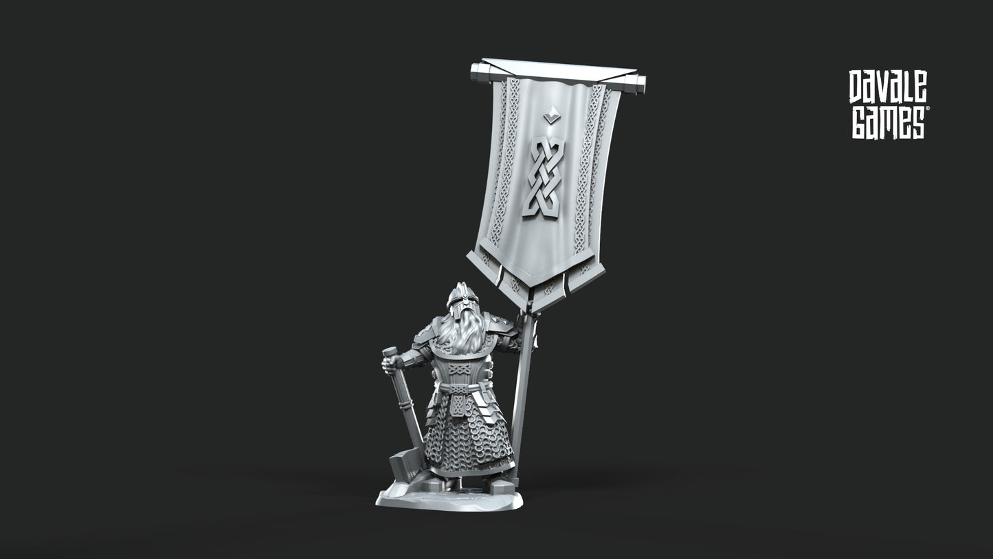 Kalak Dwarves Command Set-Fantasy - 28mm