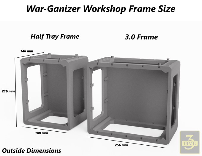 War-Ganizer Workshop – Modular Rack Frame Only