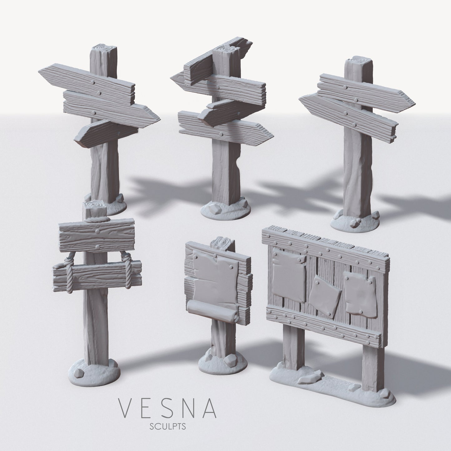 Shop and pub signs 32mm, 28mm, 15mm Scale