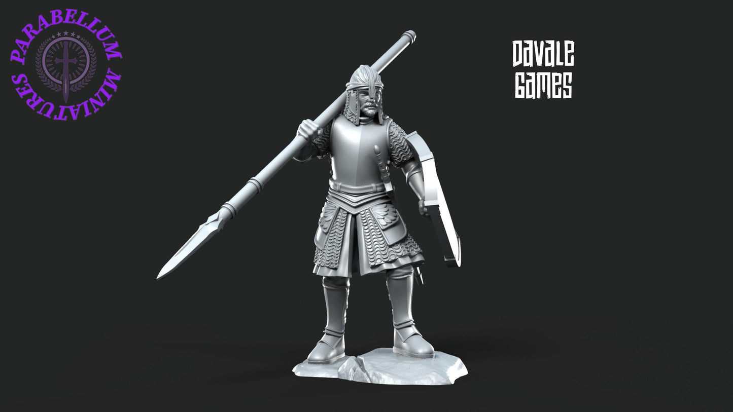 6x North Warriors with spearshield