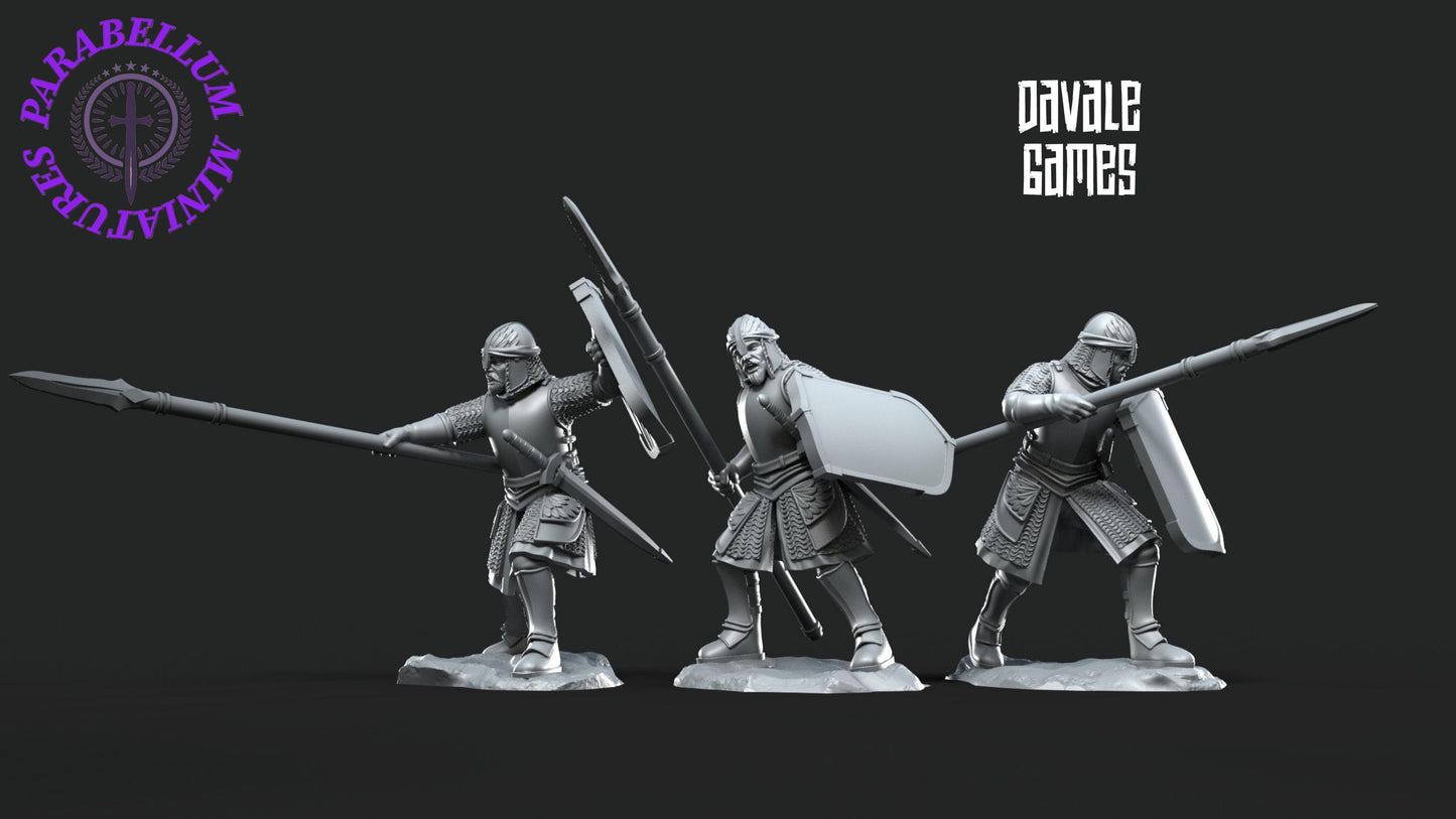 6x North Warriors with spearshield