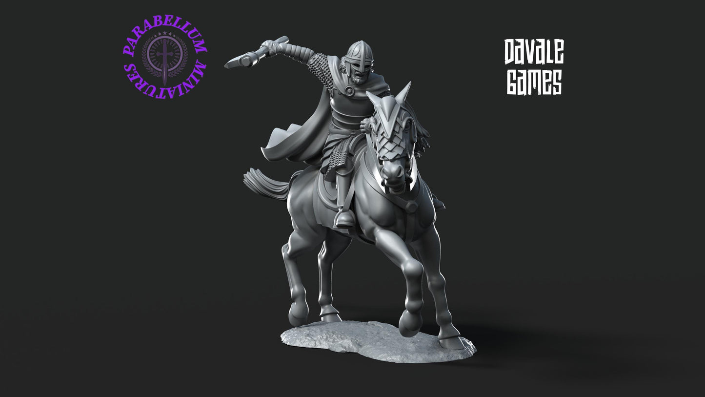 West Human Captain on foot and mounted