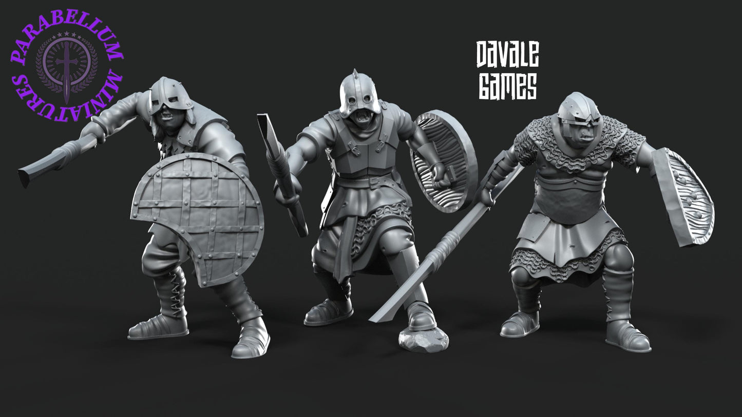 6x Mörlok Orcs with spear (Old regular orcs)