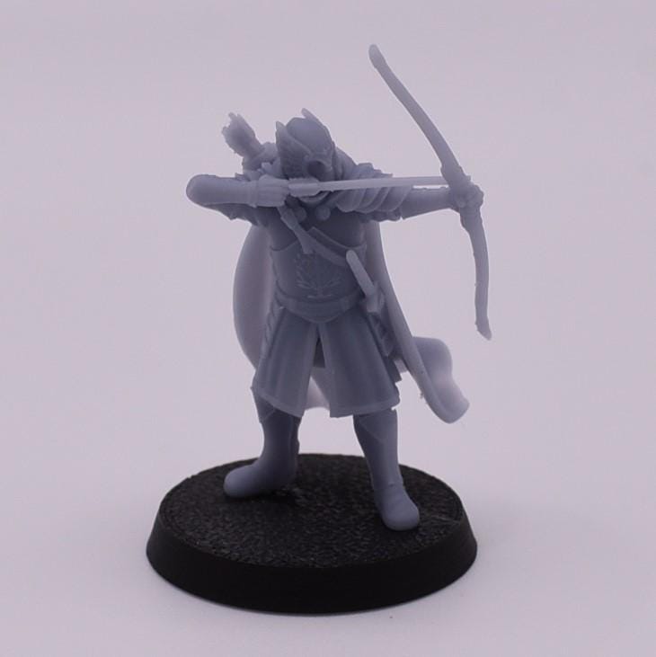 3x Grey Castle guard with long bow