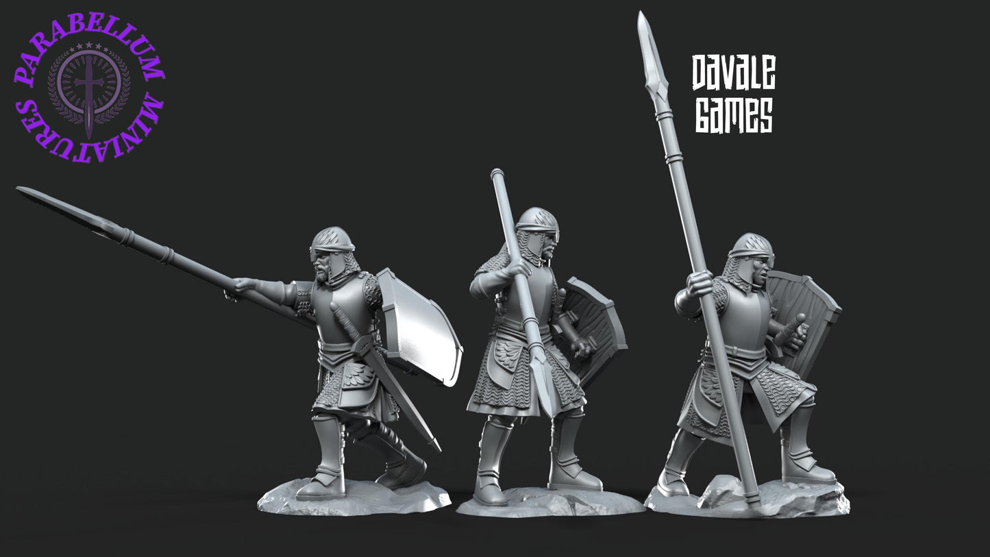 6x North Warriors with spearshield