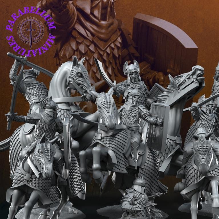 6x Regular Dragon Army on Horse