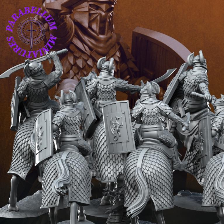6x Regular Dragon Army on Horse