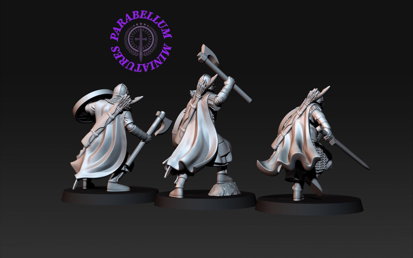 6x West Humans Warriors on foot