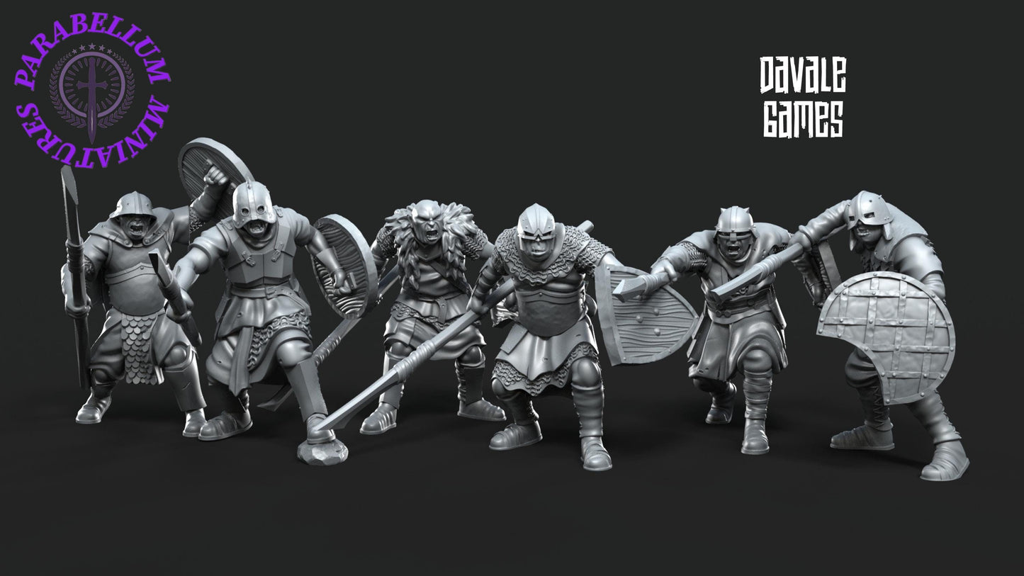 6x Mörlok Orcs with spear (Old regular orcs)