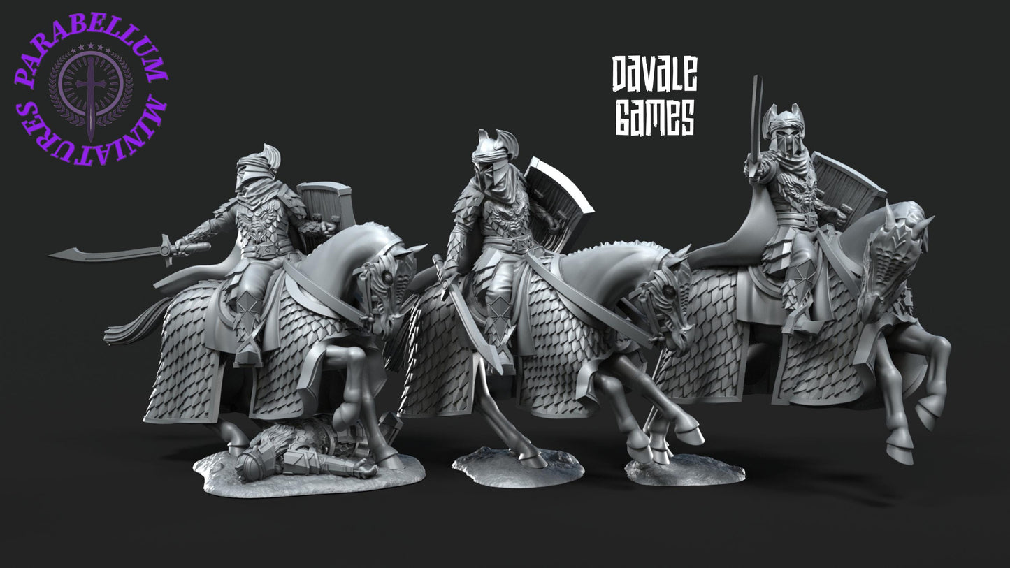 6x Dragon Army Elite on Horse