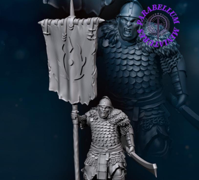Regular orc warrior with Banner