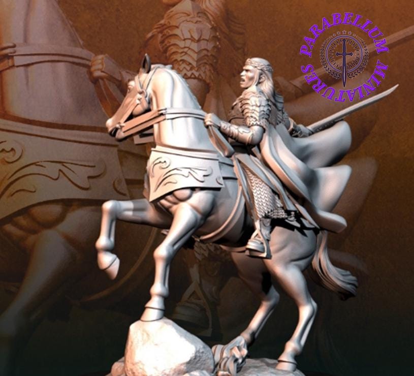 King of the Forest Elves on horse