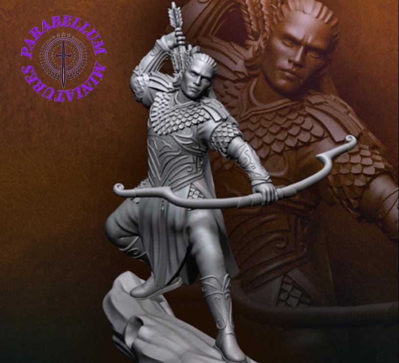 Wood Elf prince on foot