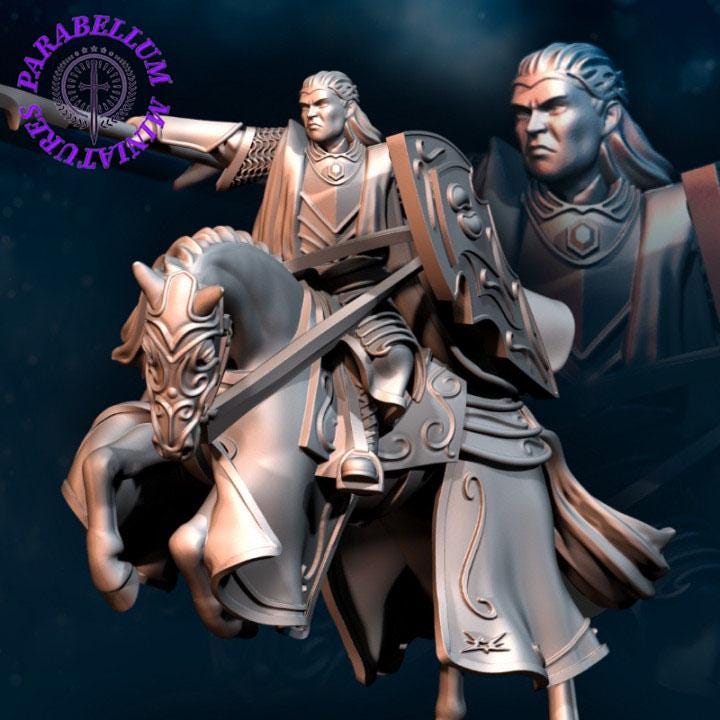 Bloody Elf King foot and mounted