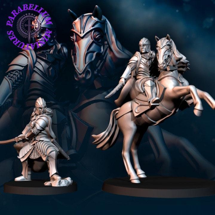 Demon's Slaughter Elf - foot and mounted