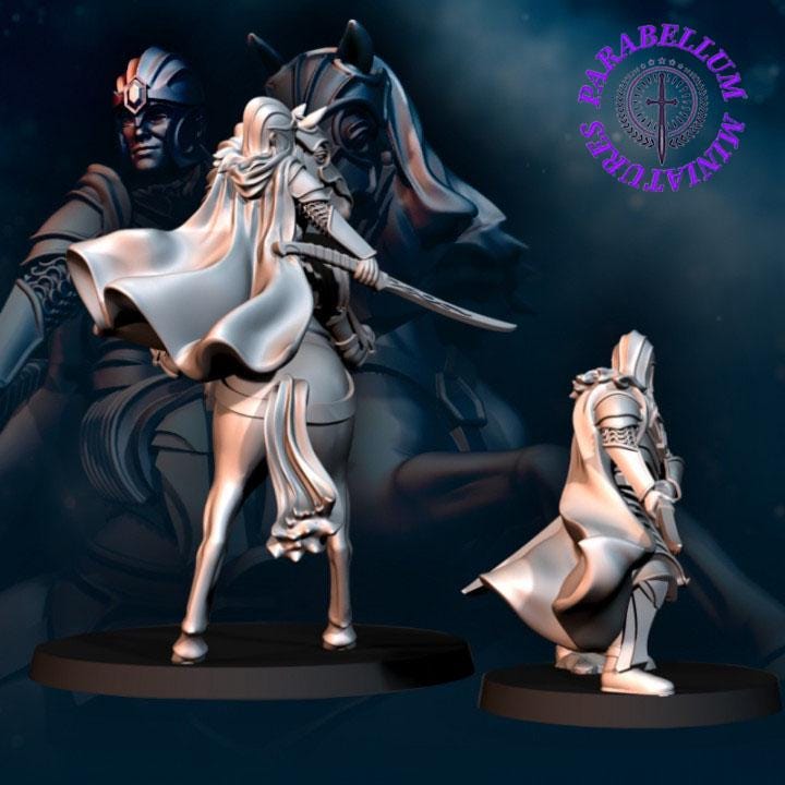 Demon's Slaughter Elf - foot and mounted