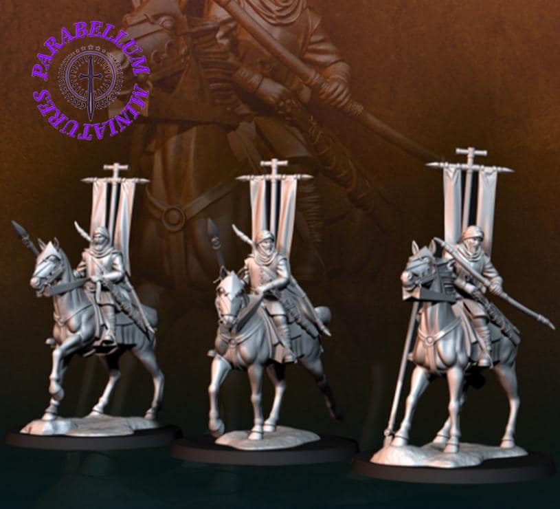 Regular snake warriors on horse