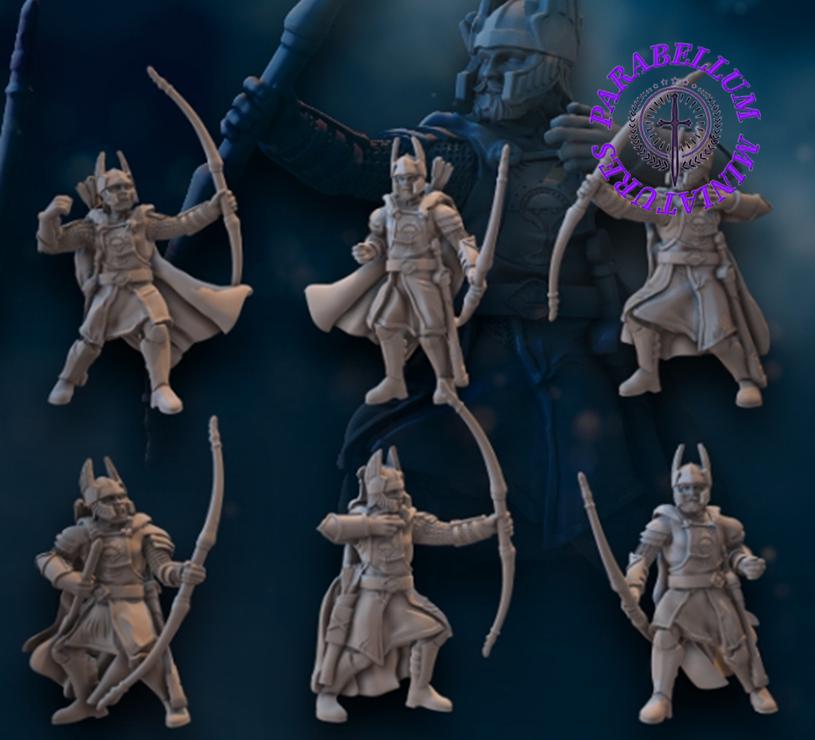 6x old High Human warriors with bow
