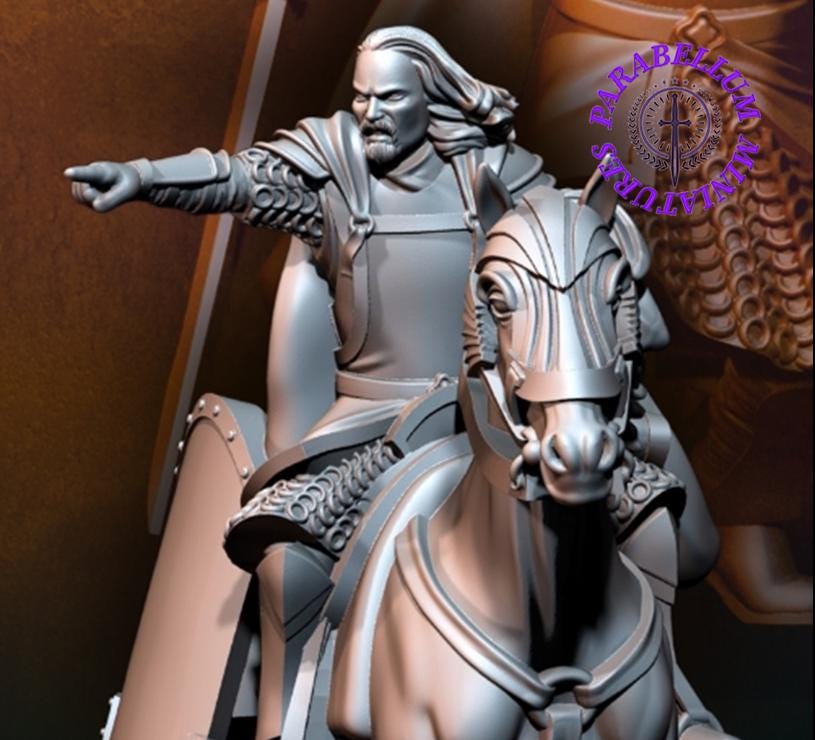 High Human Captain - foot and mounted