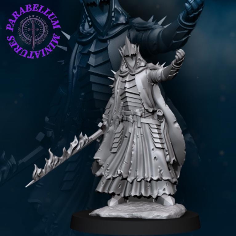 Spectral King - foot and mounted
