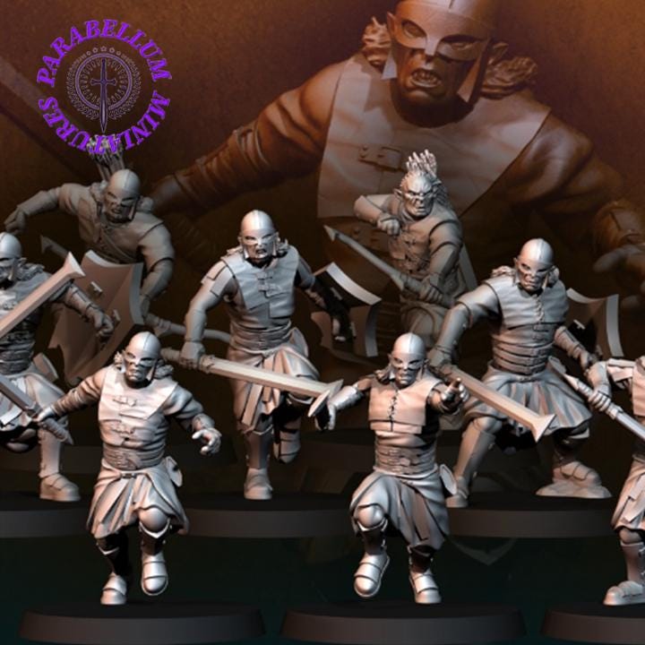 Bloody handed orc outriders