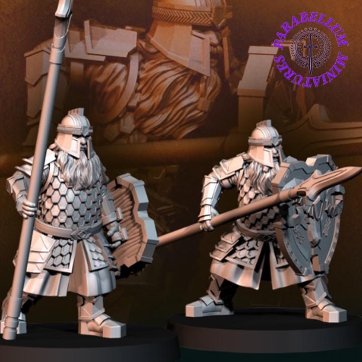 Silver Goat dwarves with pikes