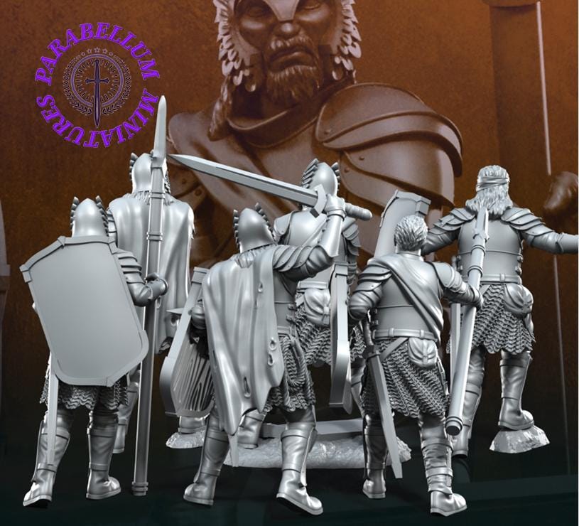 Wounded Grey Castle warriors