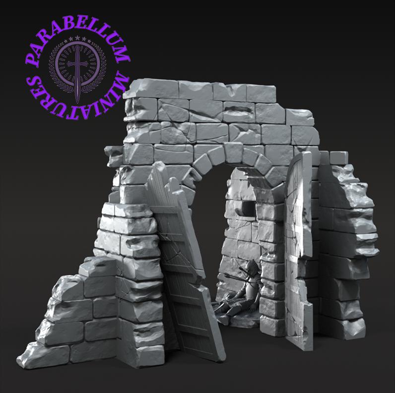 Grey Castle scenery with Casualties v1