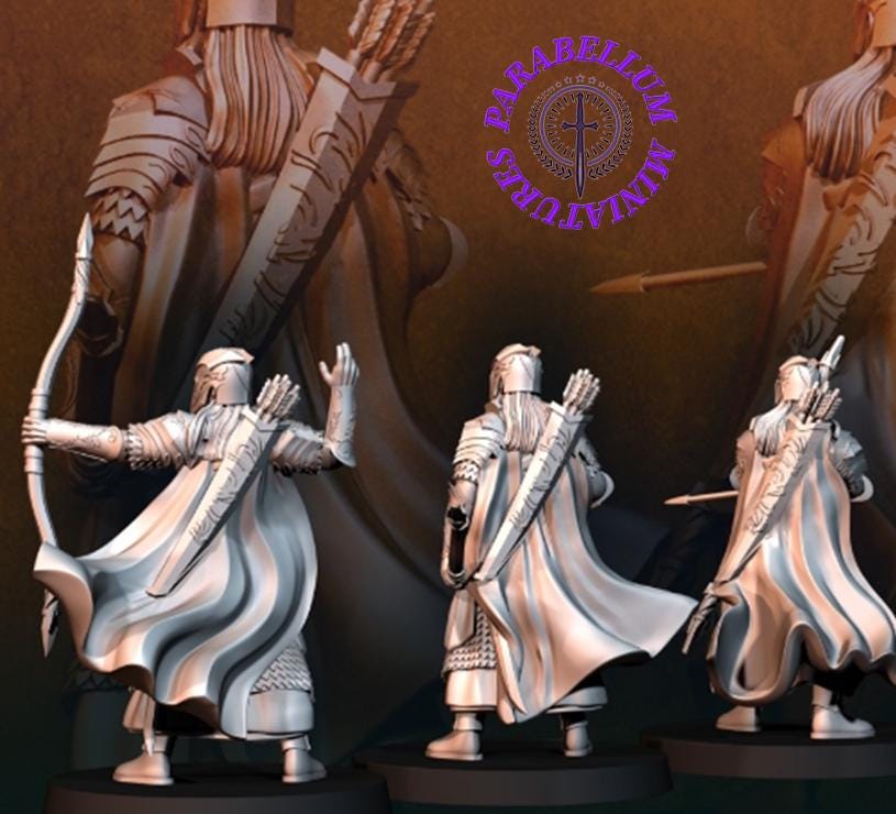 Armoured wood elves with bow