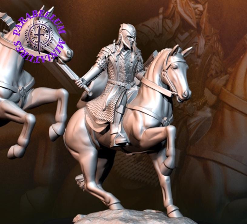 Armoured wood elves on horse