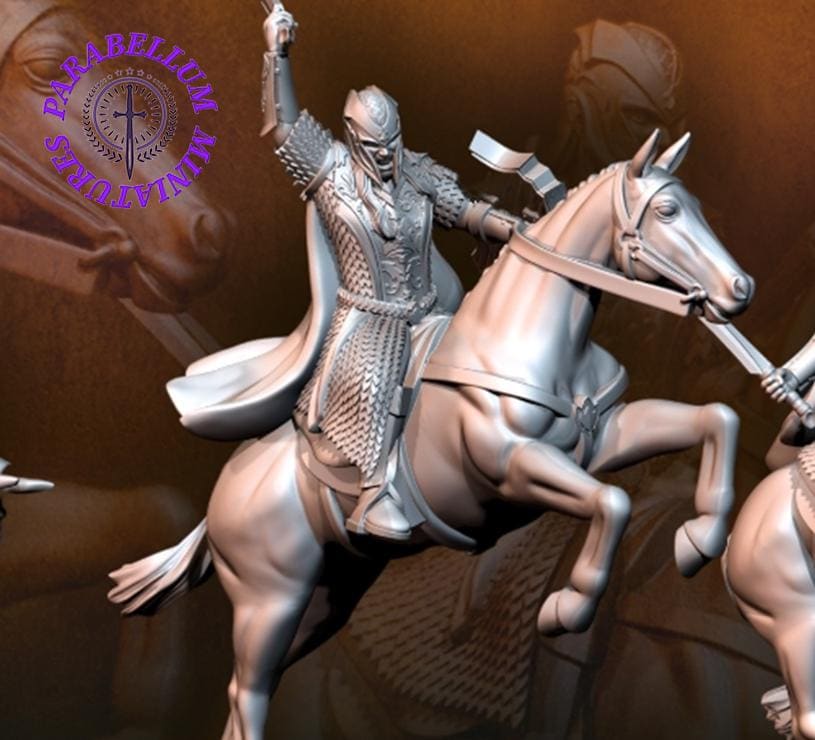 Armoured wood elves on horse