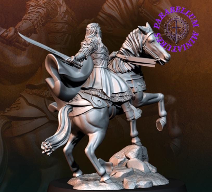 King of the Forest Elves on horse