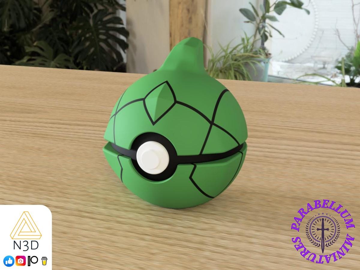 Caterpie, Metapod & Butterfree Evolution Line, Character CritterBall Series Designed by N3D