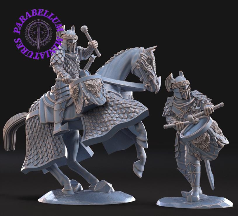 Dragon Army Drummer foot and mounted