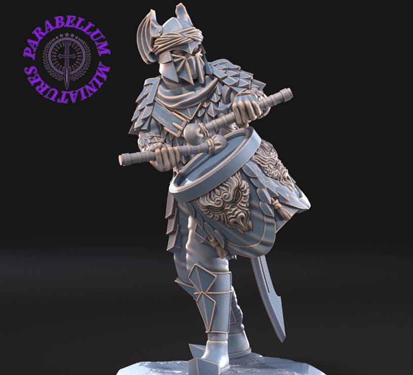 Dragon Army Drummer foot and mounted