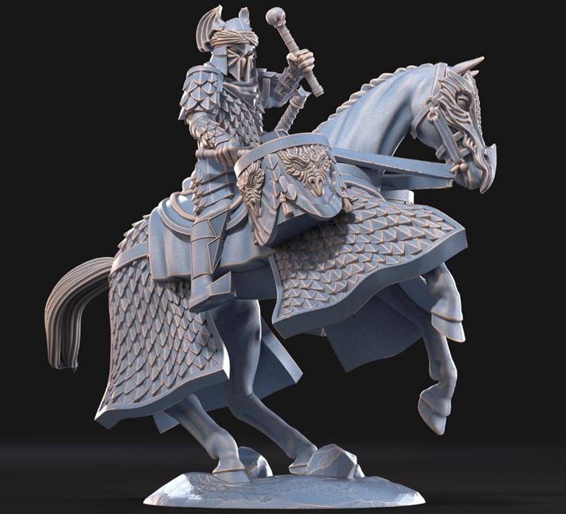 Dragon Army Drummer foot and mounted